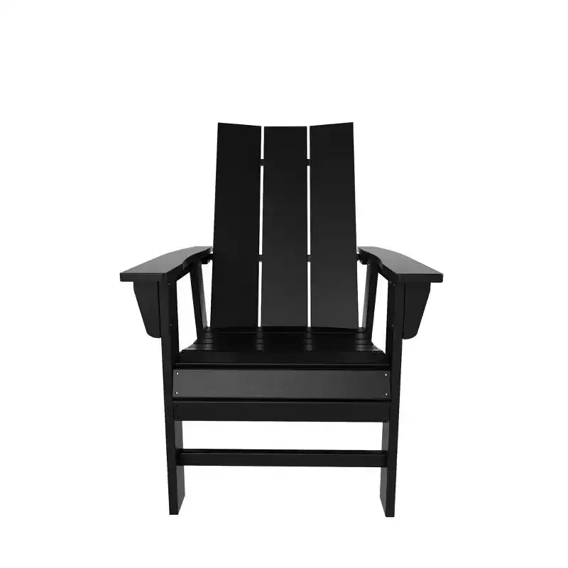 Ensemble de 5 pièces pour salle à manger d'extérieur WestinTrends : table ronde et chaises modernes avec accoudoirs
