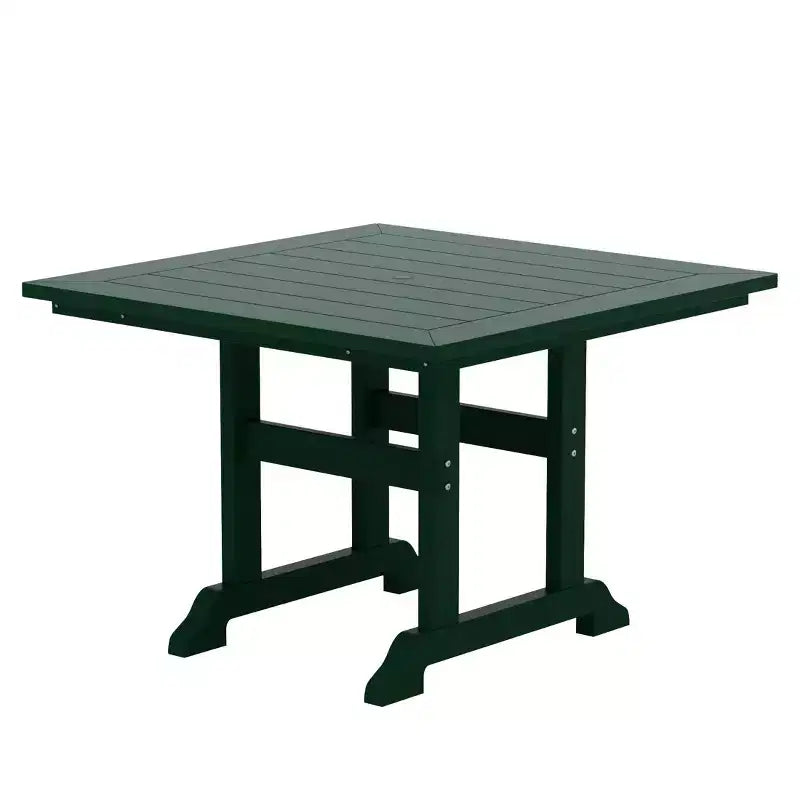 WestinTrends Ensemble table de salle à manger carrée et 4 fauteuils à dossier incurvé 5 pièces pour patio extérieur