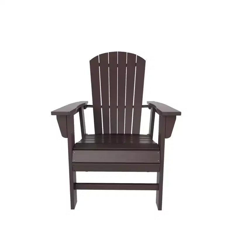 Ensemble de 5 pièces WestinTrends : Table de salle à manger ronde et fauteuils coquille pour extérieur