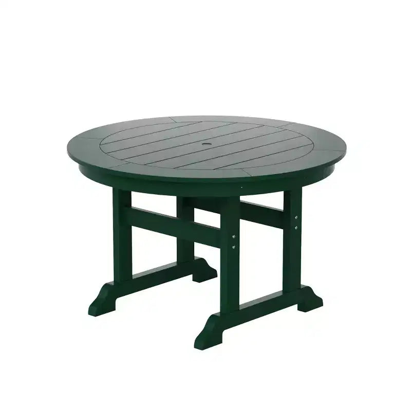 Ensemble de 5 pièces WestinTrends : Table de salle à manger ronde et fauteuils coquille pour extérieur