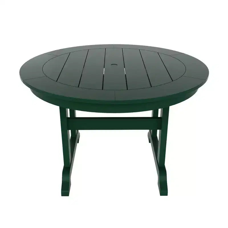 Ensemble de 5 pièces WestinTrends : Table de salle à manger ronde et fauteuils coquille pour extérieur