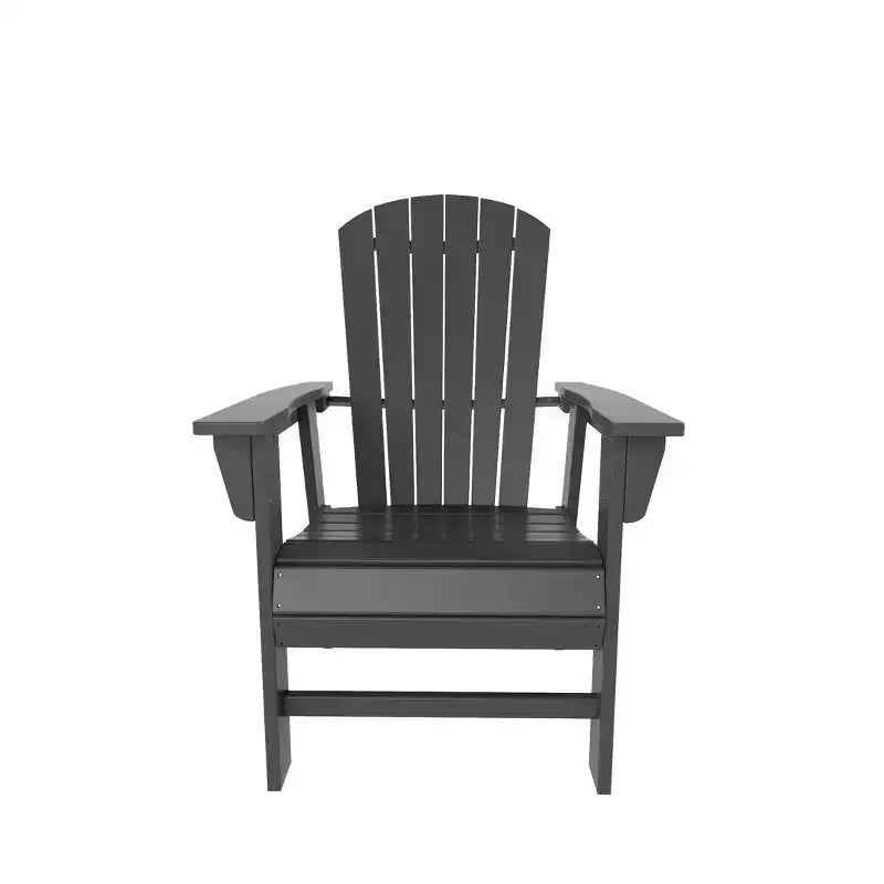 Ensemble de 5 pièces WestinTrends : Table de salle à manger ronde et fauteuils coquille pour extérieur