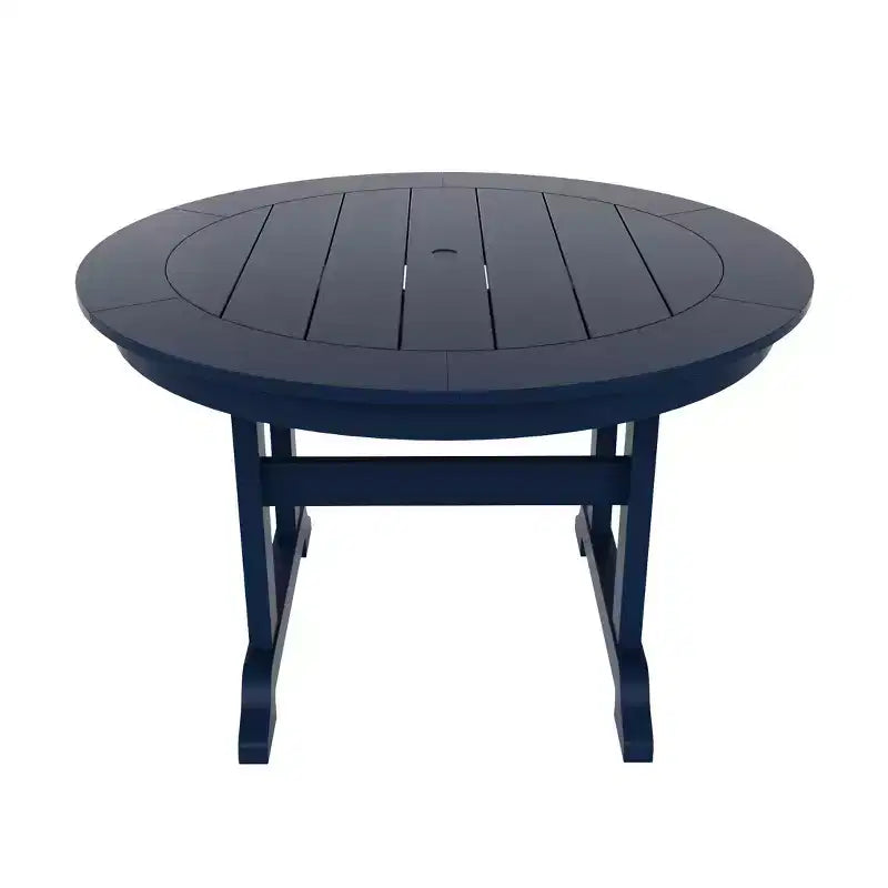 Ensemble de 5 pièces WestinTrends : Table de salle à manger ronde et fauteuils coquille pour extérieur