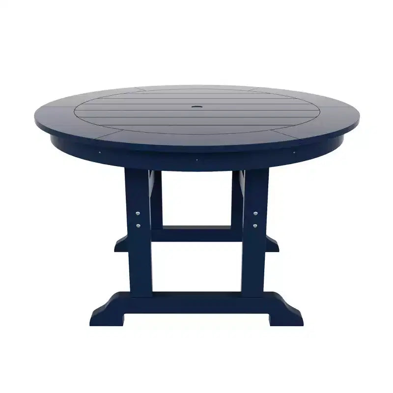 Ensemble de 5 pièces WestinTrends : Table de salle à manger ronde et fauteuils coquille pour extérieur
