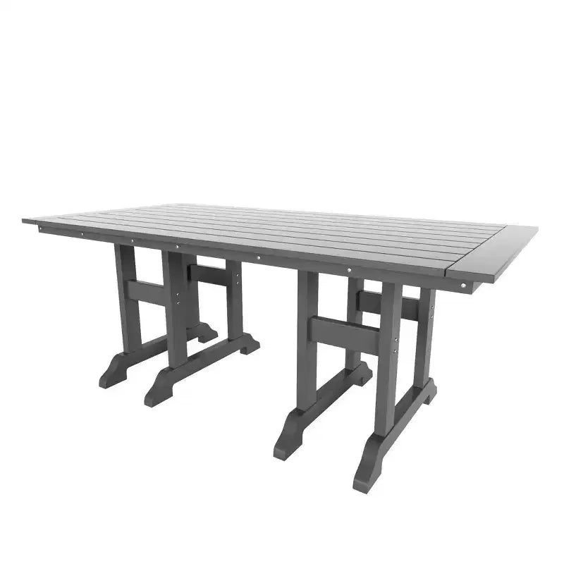 WestinTrends Ensemble repas de 7 pièces pour terrasse et jardin, table et fauteuils de jardin