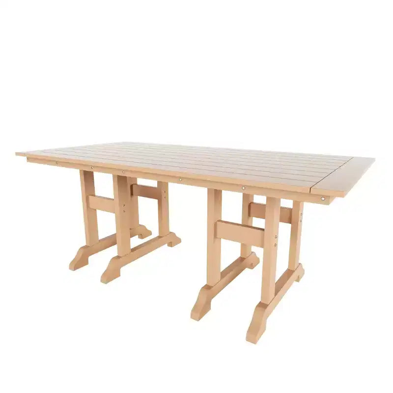 WestinTrends Ensemble repas de 7 pièces pour terrasse et jardin, table et fauteuils de jardin