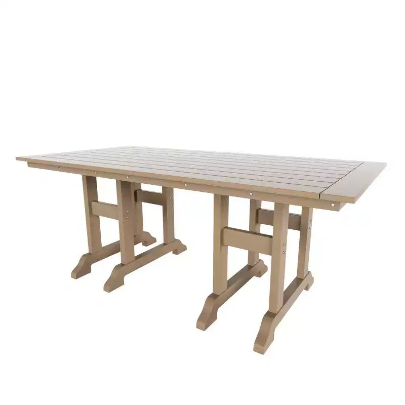 WestinTrends Ensemble repas de 7 pièces pour terrasse et jardin, table et fauteuils de jardin