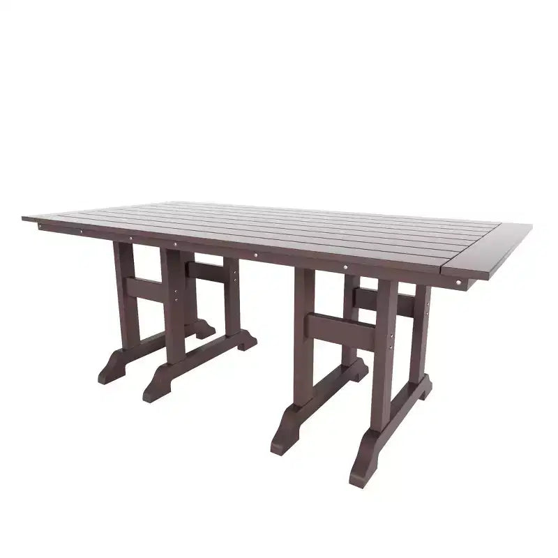 WestinTrends Ensemble repas de 7 pièces pour terrasse et jardin, table et fauteuils de jardin