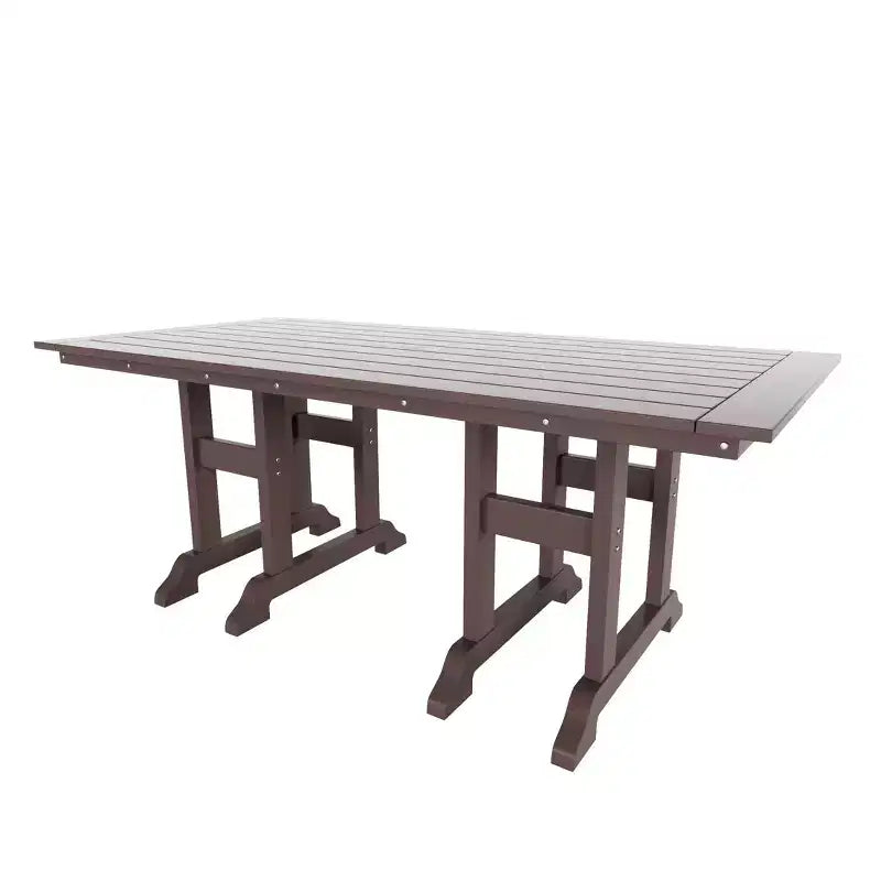 WestinTrends Ensemble de 7 pièces de salle à manger d'extérieur, table et chaises de patio