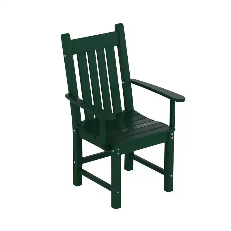 WestinTrends Malibu Ensemble repas d'extérieur 7 pièces Table de salle à manger avec chaise de salle à manger, vert foncé