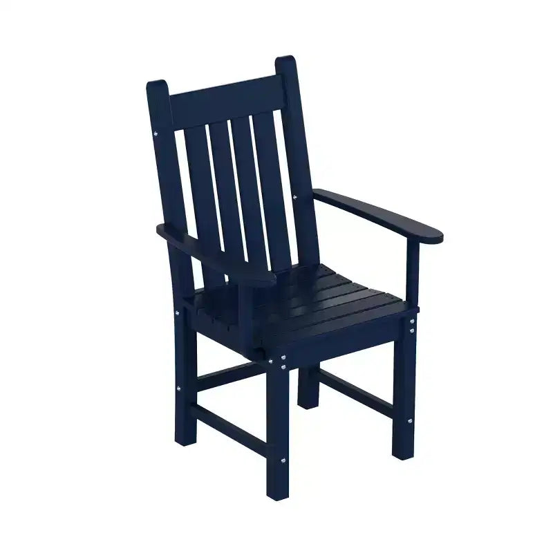 Ensemble de salle à manger d'extérieur 7 pièces Malibu de WestinTrends avec table et chaises de salle à manger, bleu marine