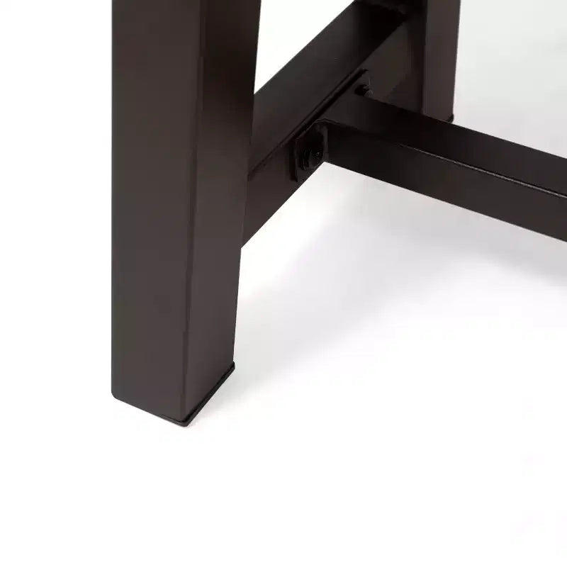 GDFStudio Ensemble de pique-nique chilien en bois d'acacia 3 pièces, gris/métal rustique